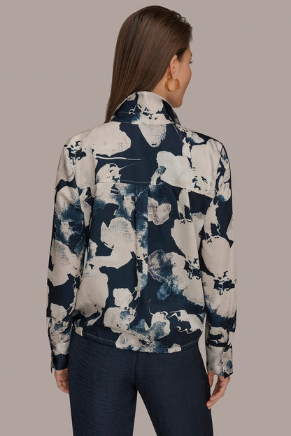 DRAWSTRING HEM BLOUSE