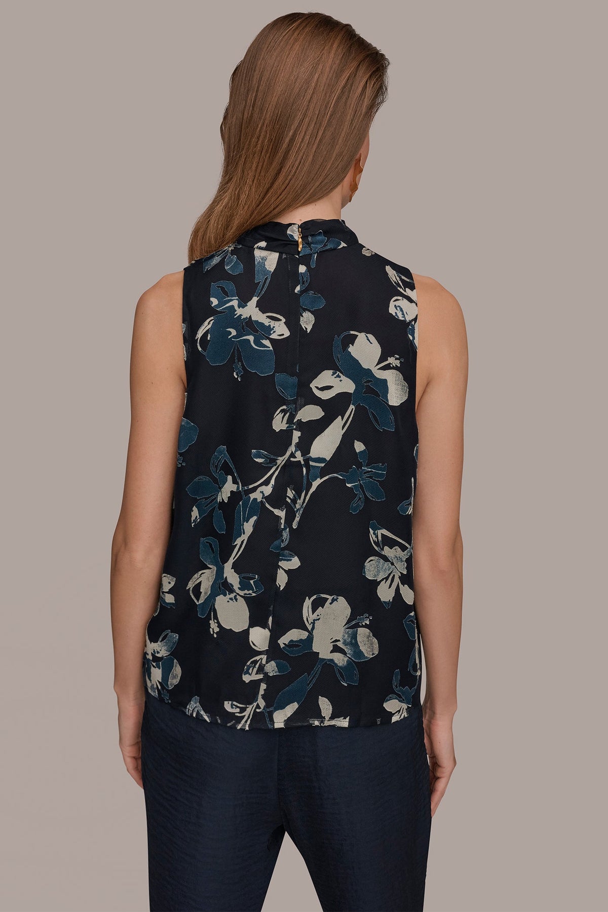 FLORAL CRISSCROSS TOP