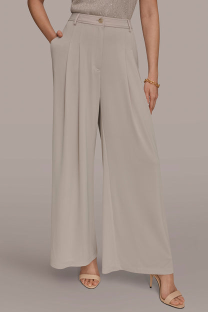 PLEATED KNIT PANT