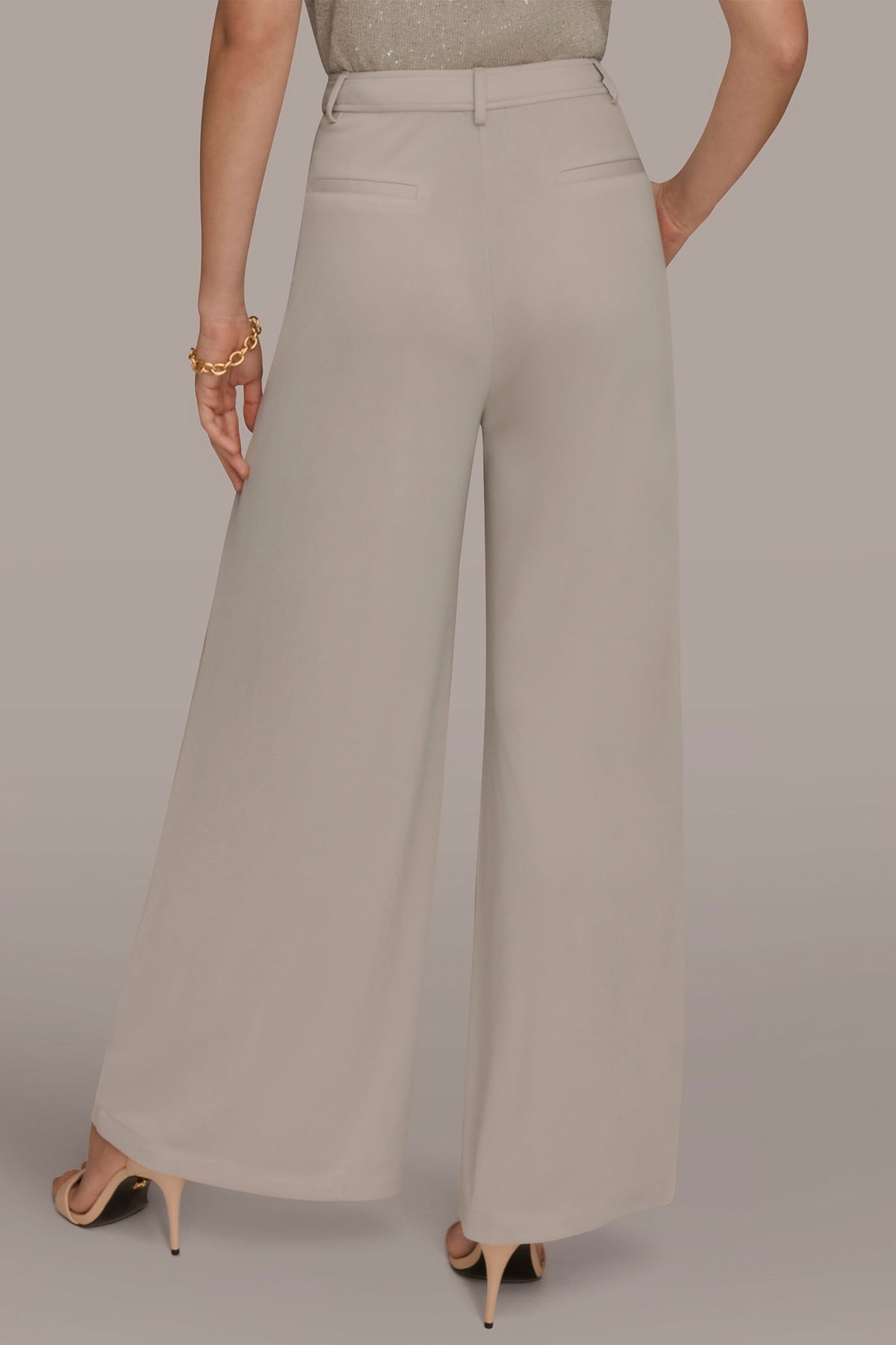 PLEATED KNIT PANT
