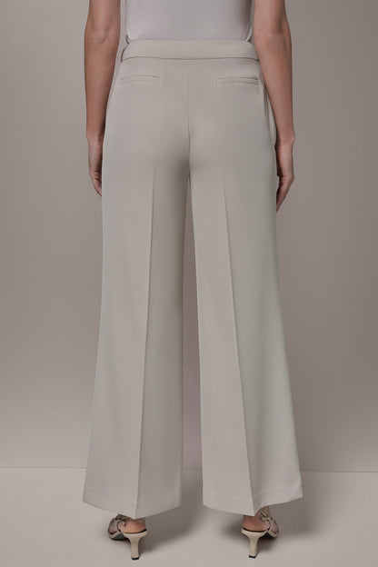 MID-RISE PLEATED WIDE-LEG SUIT PANT