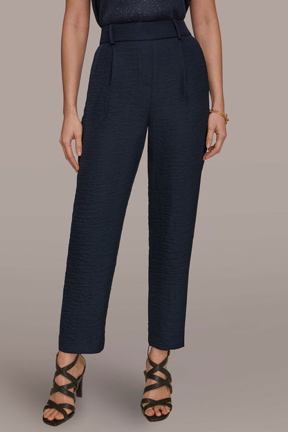 PLEATED STRAIGHT PANT