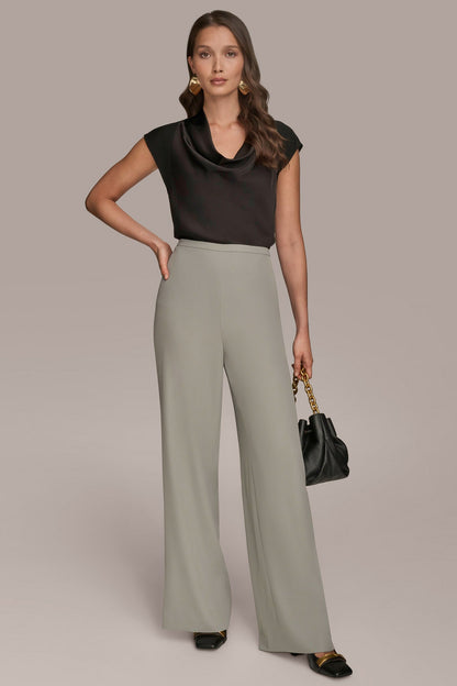 EXTRA HIGH-RISE PLEATED WIDE-LEG PANT