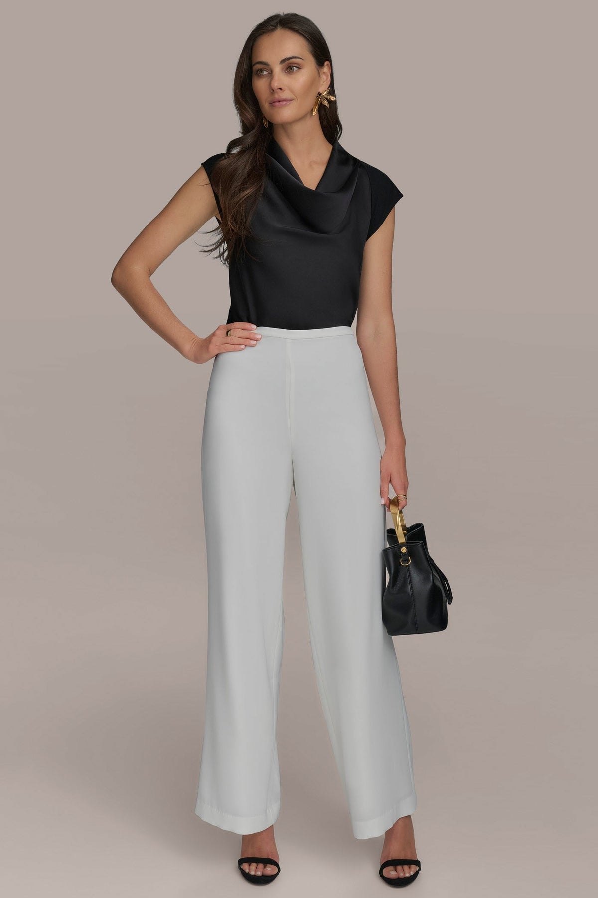 WIDE LEG PULL ON PANT