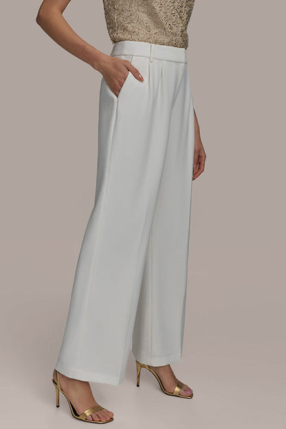 WIDE PANT WITH PLEATS