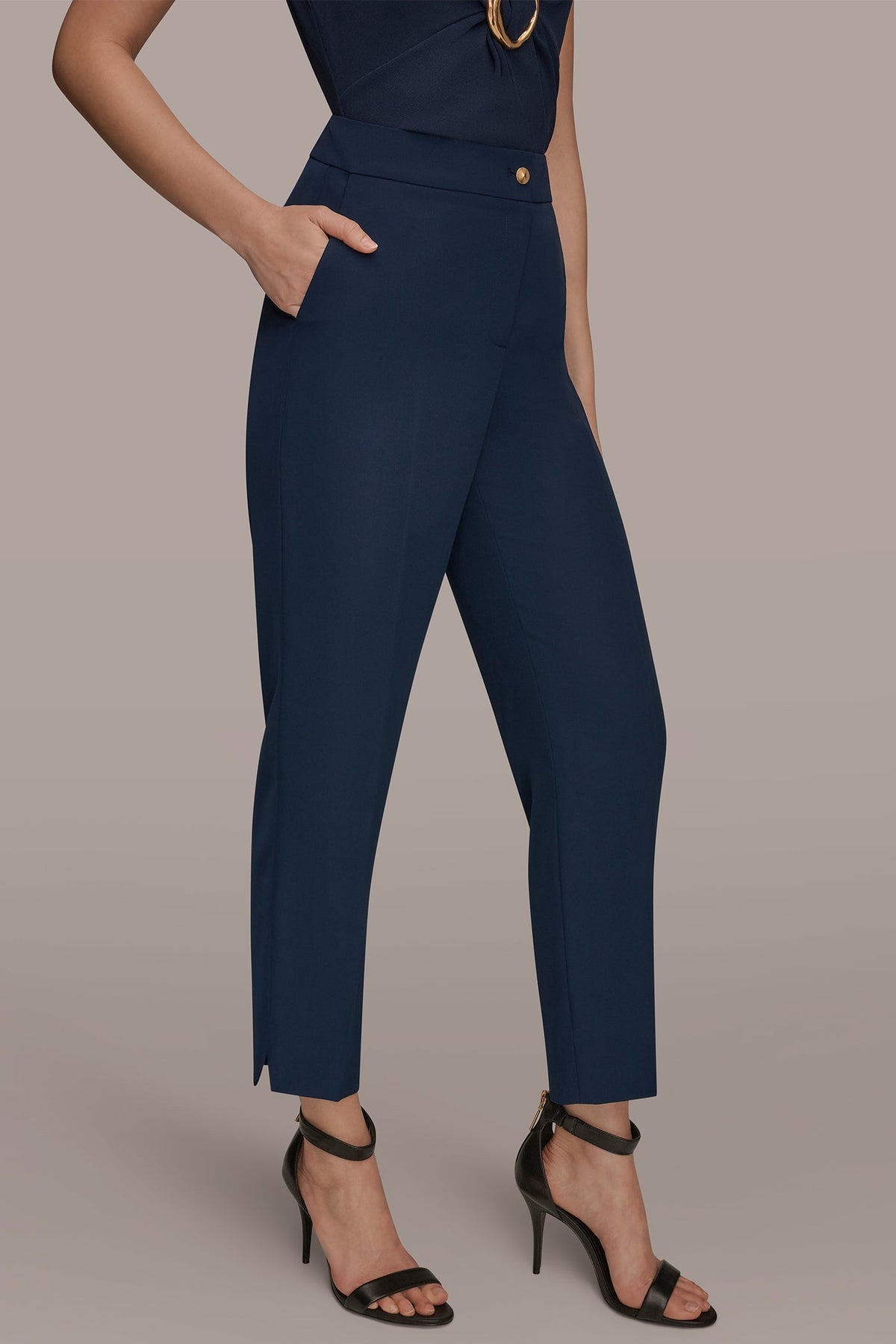 MID-RISE SLIM ANKLE PANT