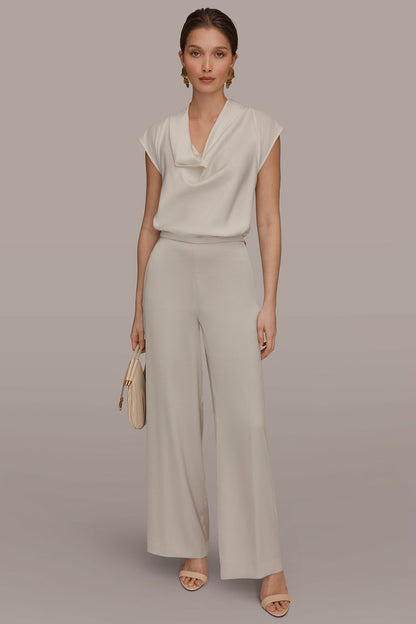 WIDE LEG PULL ON PANT
