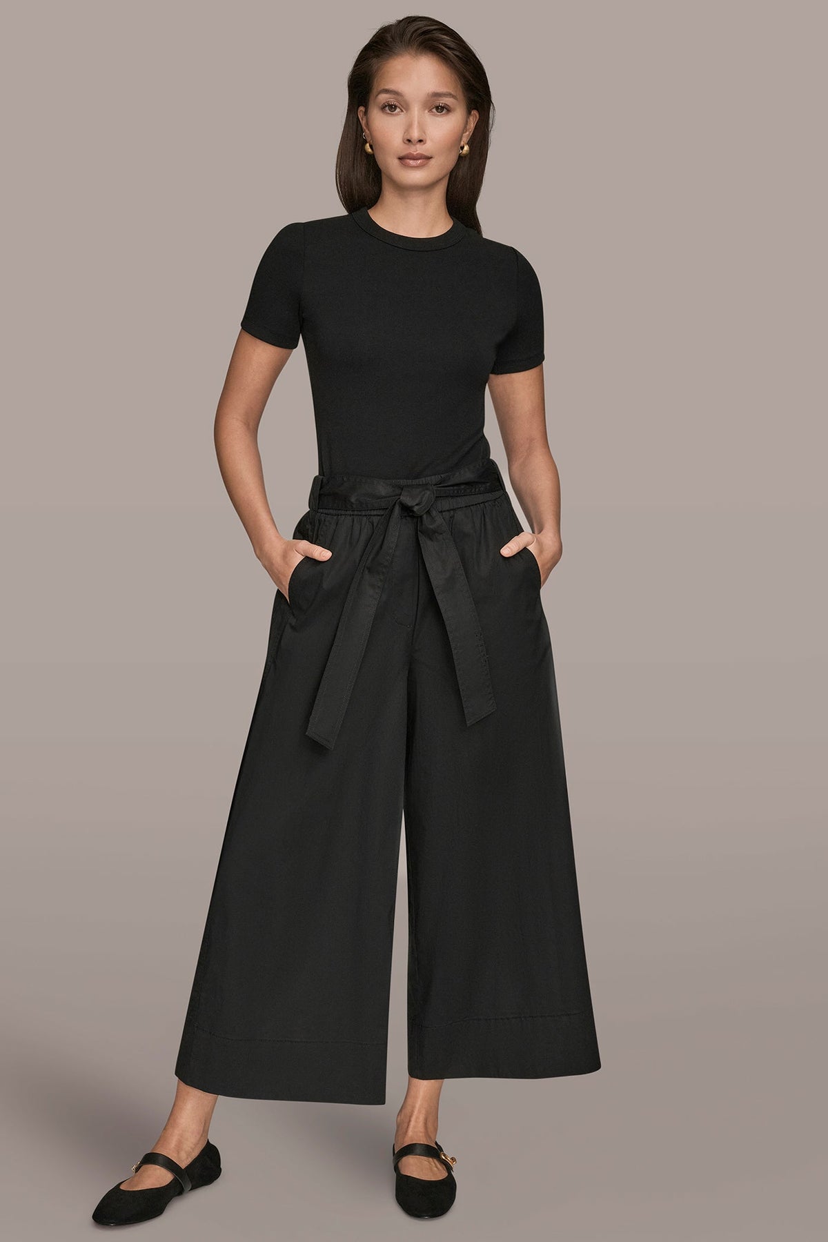 CROPPED MID-RISE PANT