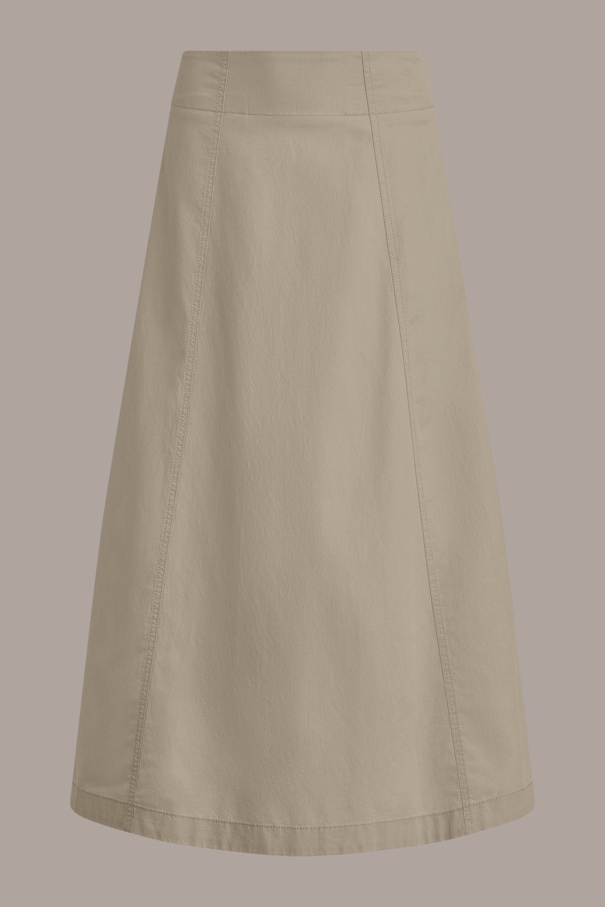 MIDI A-LINE PANEL SKIRT