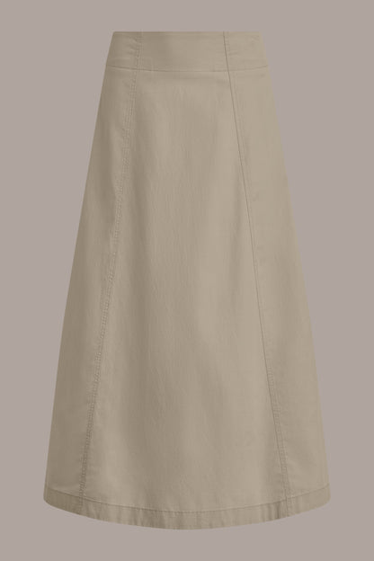 MIDI A-LINE PANEL SKIRT