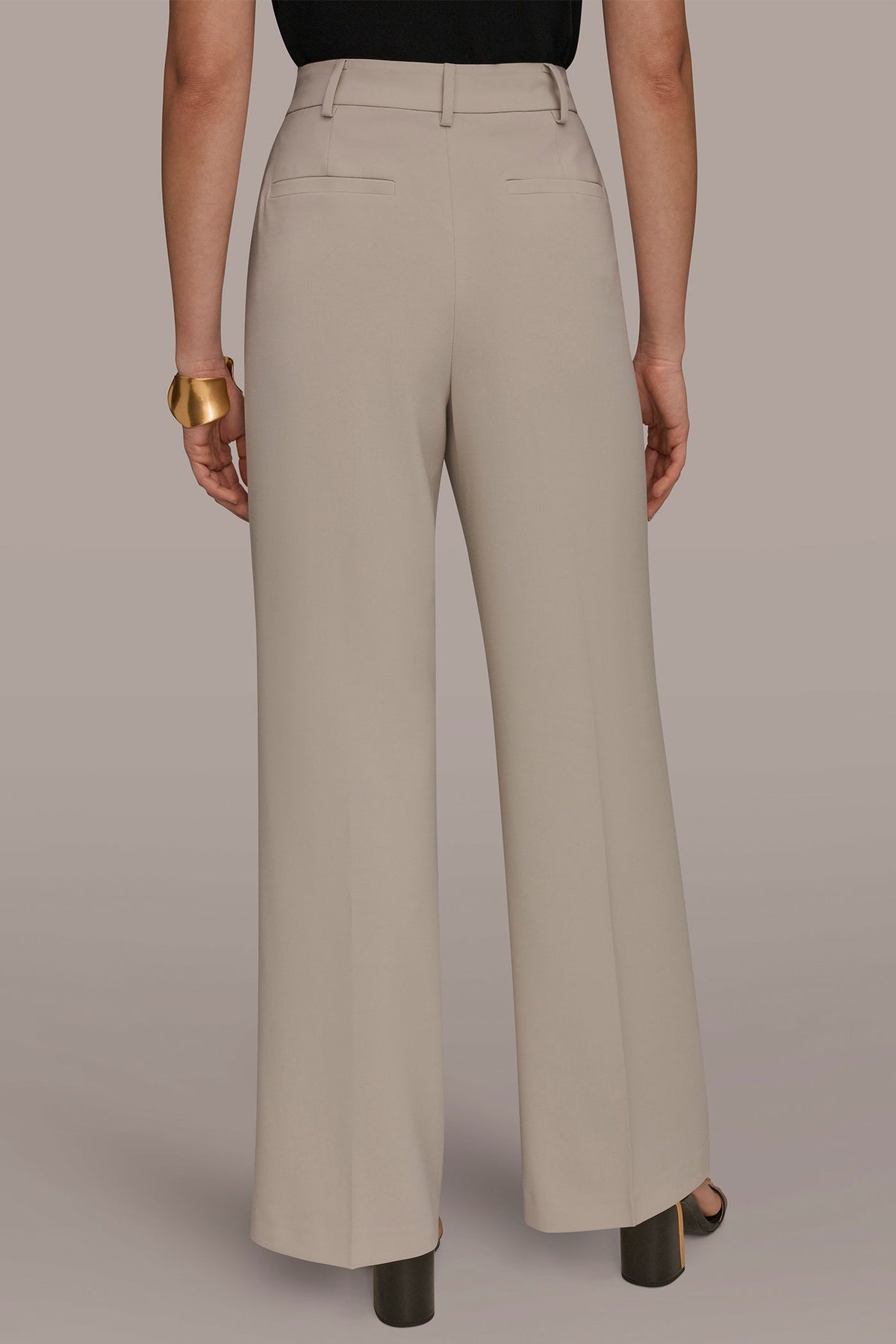 PLEATED WIDE LEG PANT