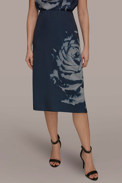 FLORAL SUIT PENCIL SKIRT