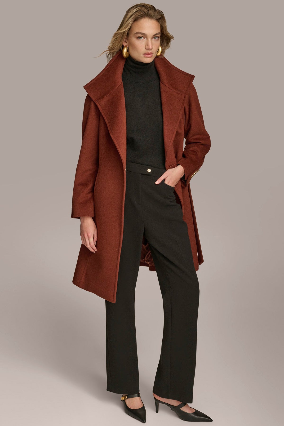 WOOL TRENCH COAT