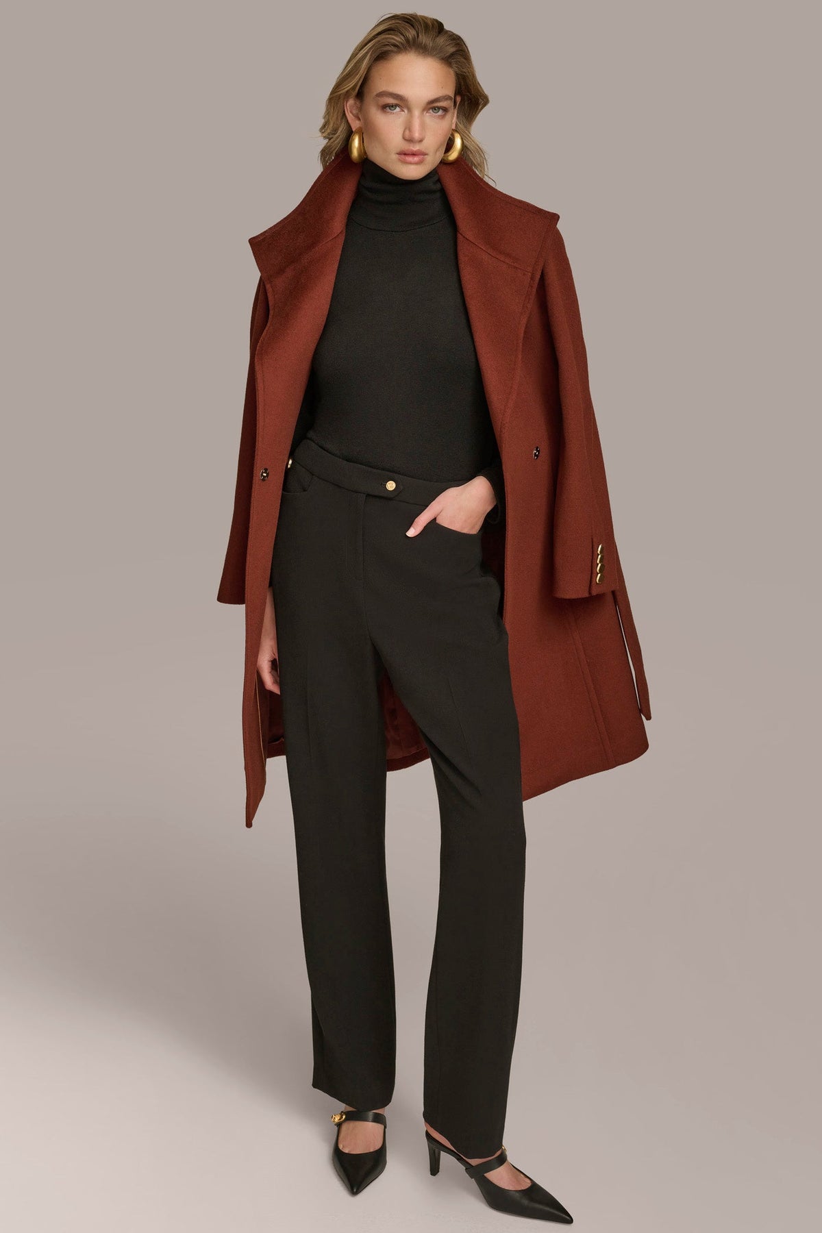 WOOL TRENCH COAT