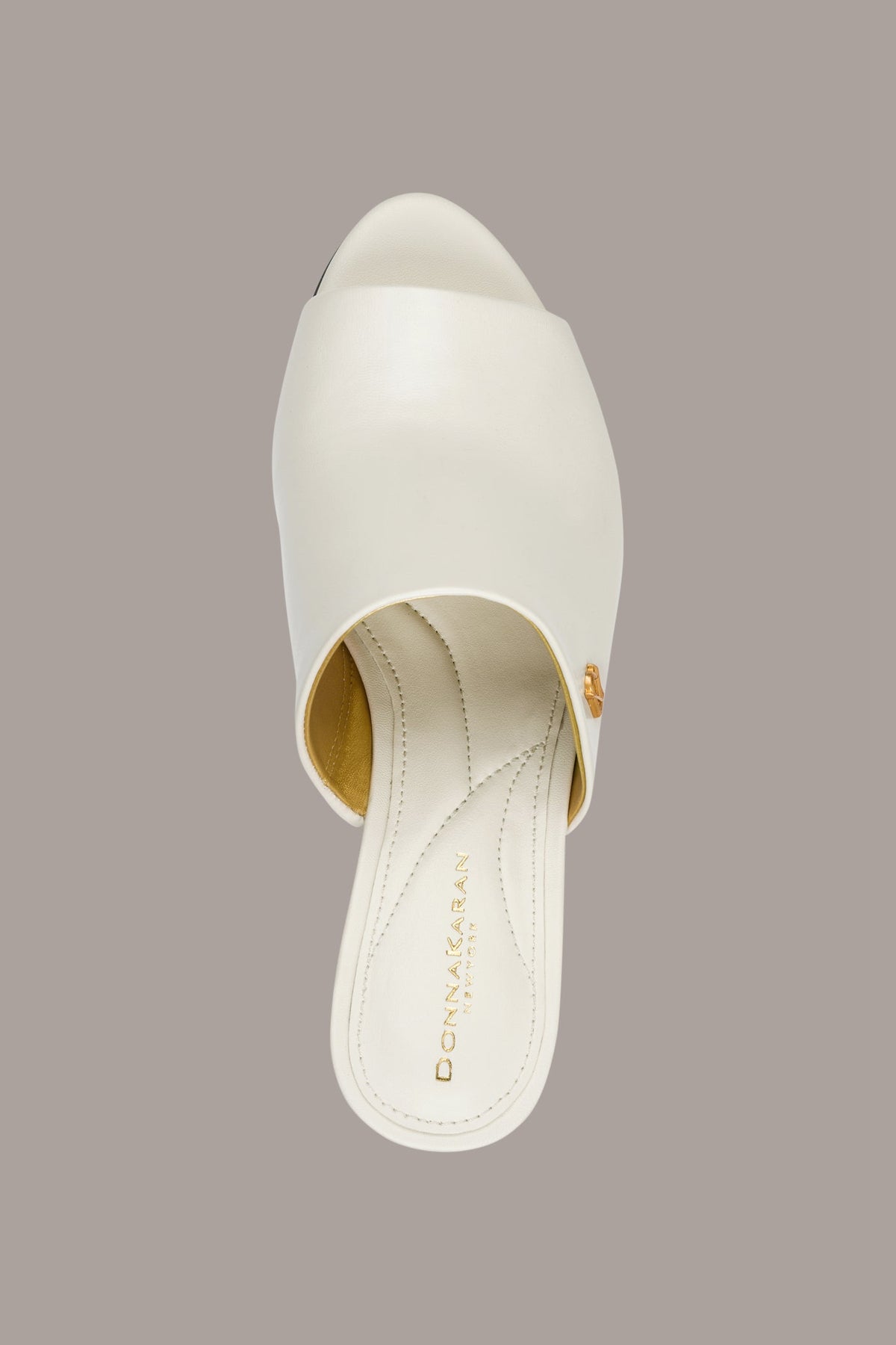 DONNA LEATHER WEDGE MULE SANDAL