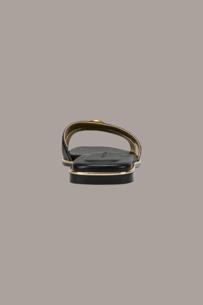 HALO SQUARE-TOE SLIDE SANDAL