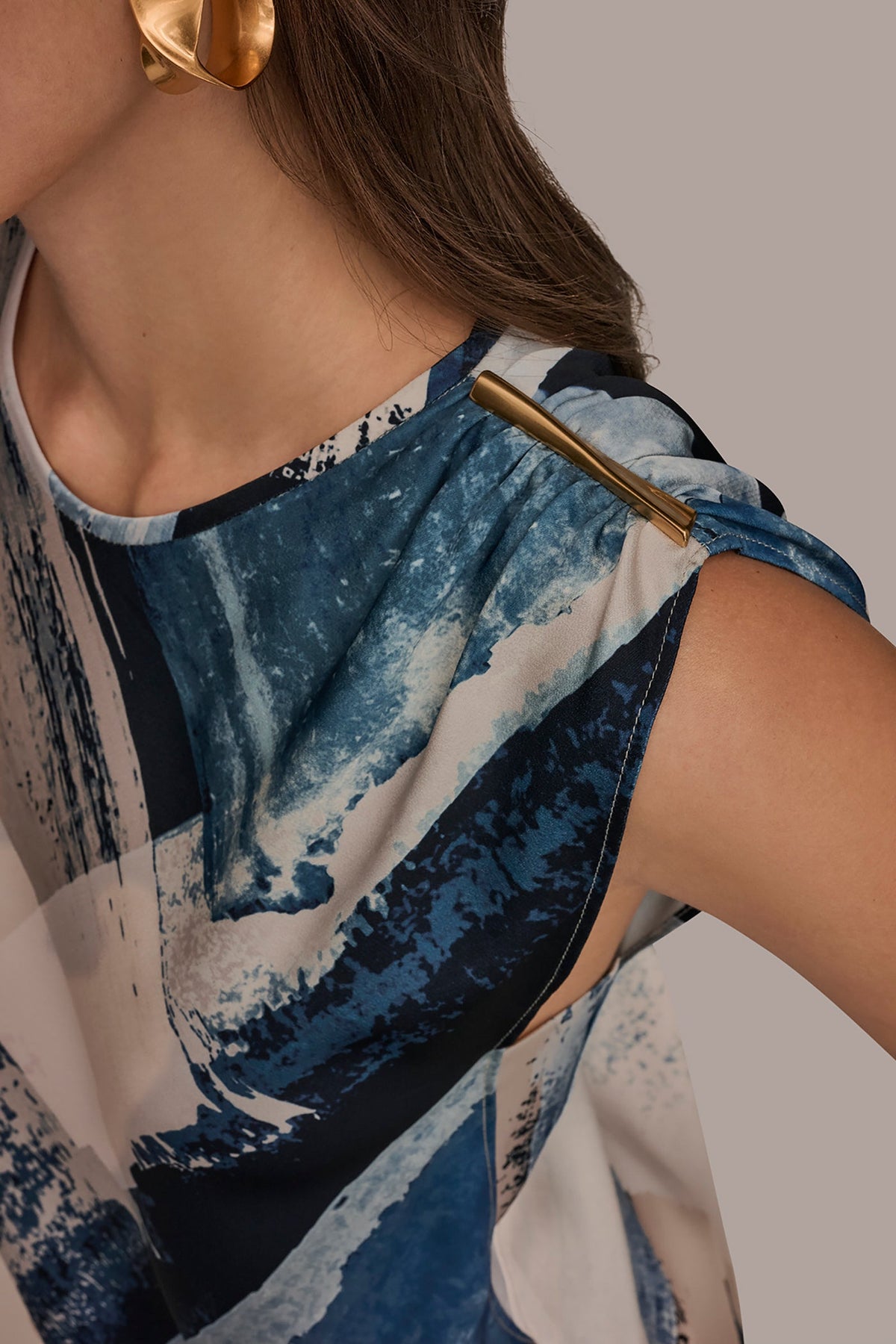 ASYMMETRICAL SHOULDER BLOUSE