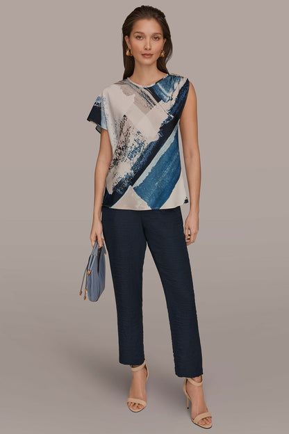 ASYMMETRICAL SHOULDER BLOUSE
