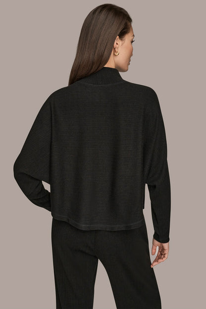 MOCK-NECK TOP