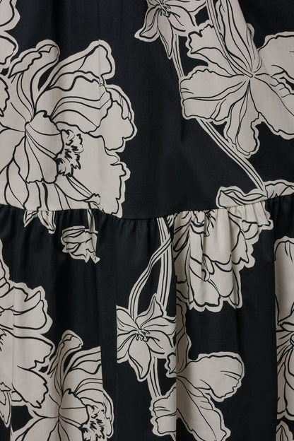 SLEEVELESS MIDI HALTER SHIRT DRESS