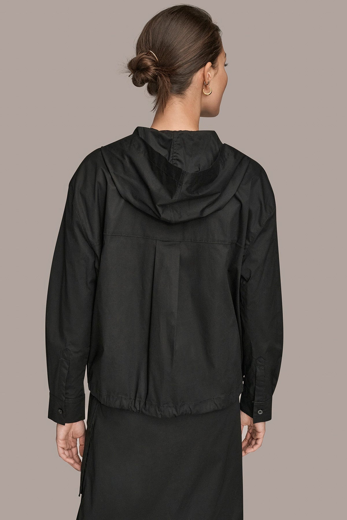 HOODED BUTTON-DOWN SHIRT