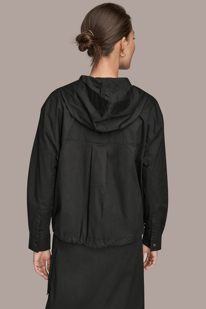 HOODED BUTTON-DOWN SHIRT