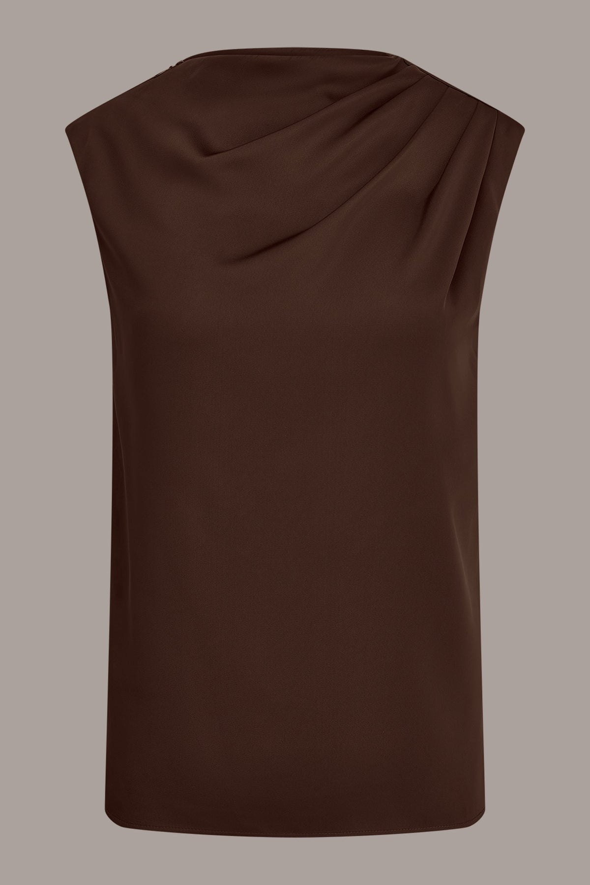 PLEATED SHOULDER BLOUSE
