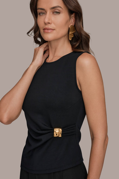 ASYMMETRIC HEM BLOUSE