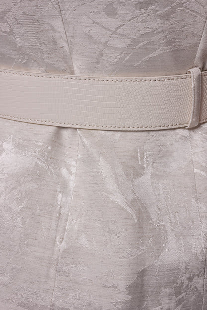 CROPPED CROSSOVER SUIT VEST