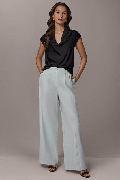 EXTRA HIGH-RISE PLEATED WIDE-LEG PANT