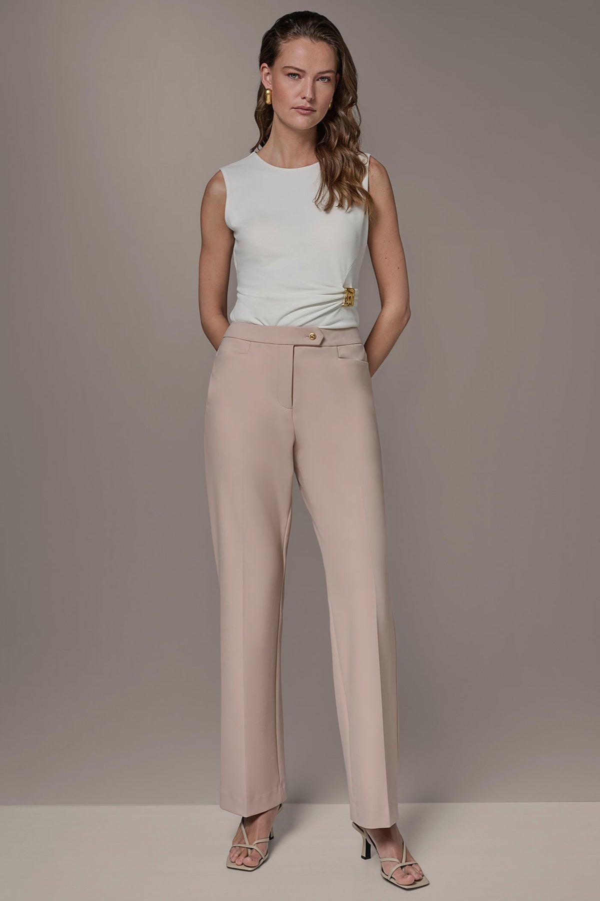 MID-RISE BOOTCUT SUIT PANT