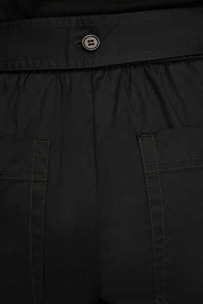 CROPPED MID-RISE WIDE-LEG PANT