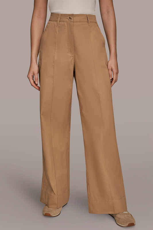 HIGH-RISE PINTUCKED TROUSER