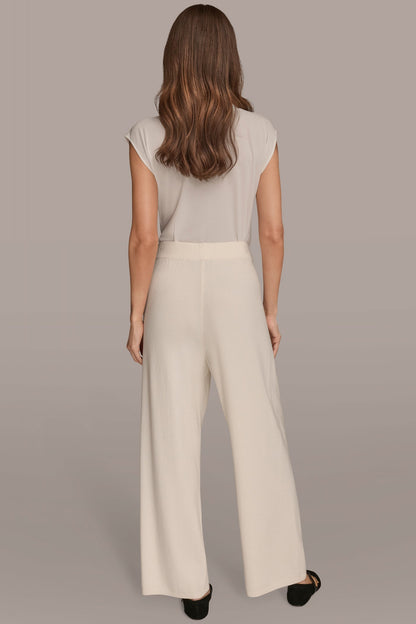 HIGH-RISE WIDE-LEG SWEATER ANKLE PANT