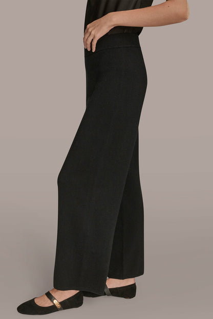 HIGH-RISE WIDE-LEG SWEATER ANKLE PANT