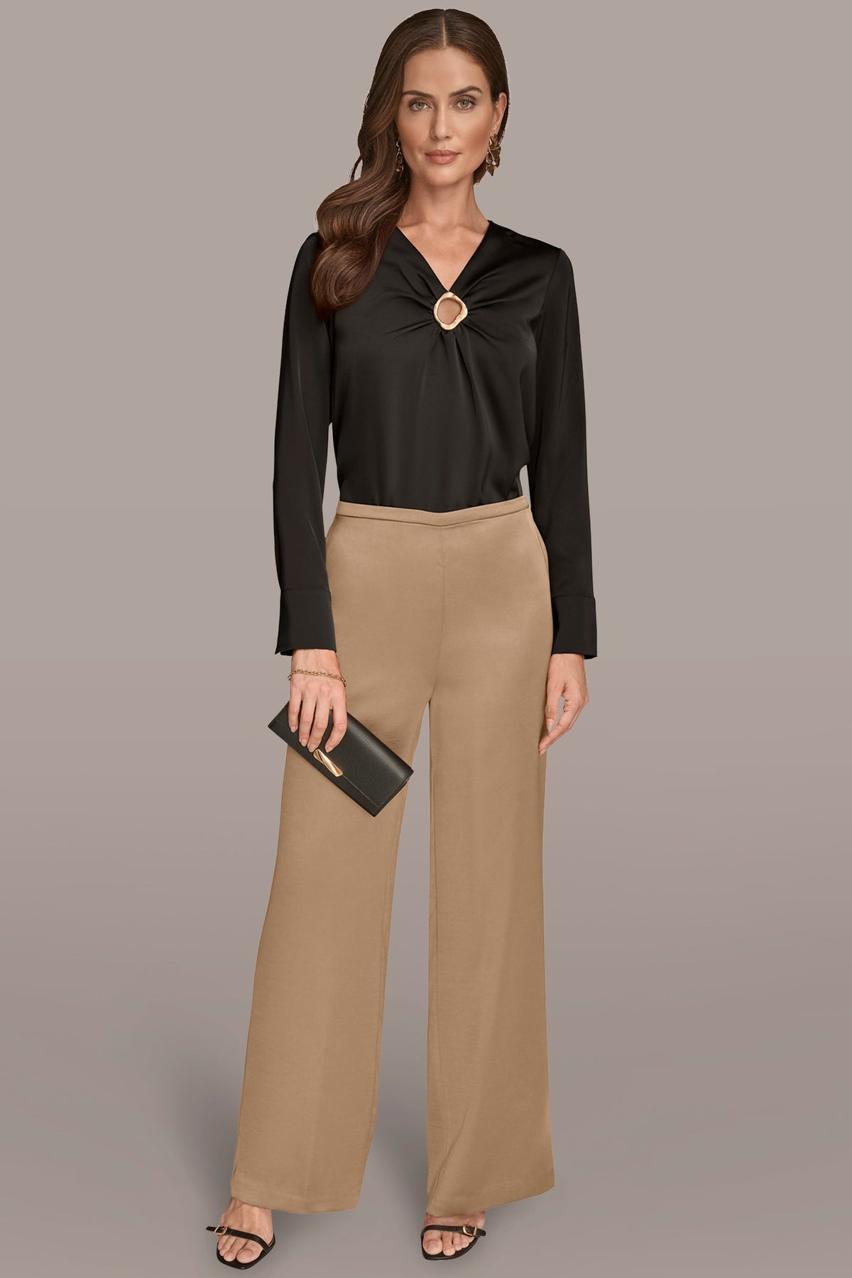 WIDE LEG PULL ON PANT