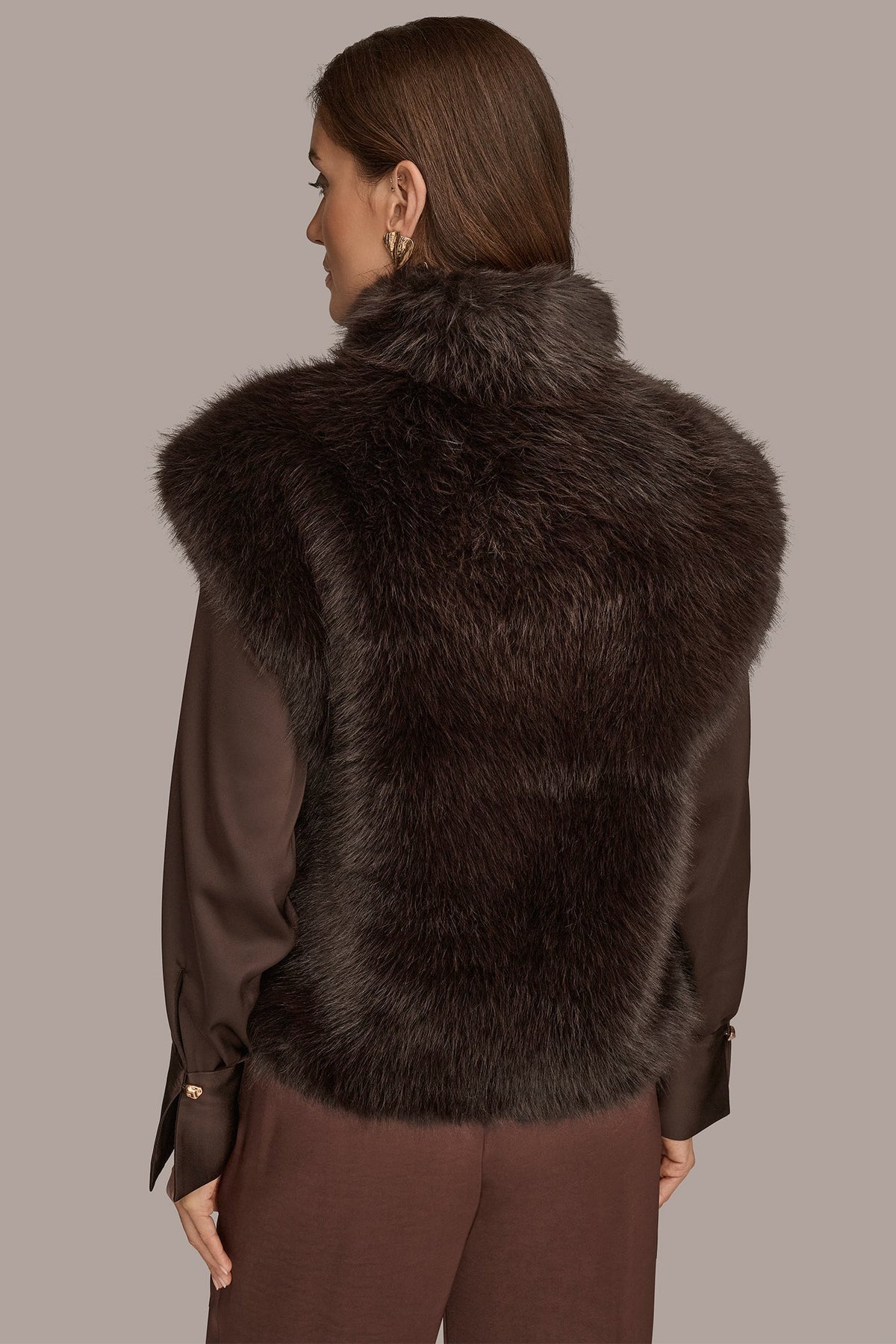 FAUX FUR VEST