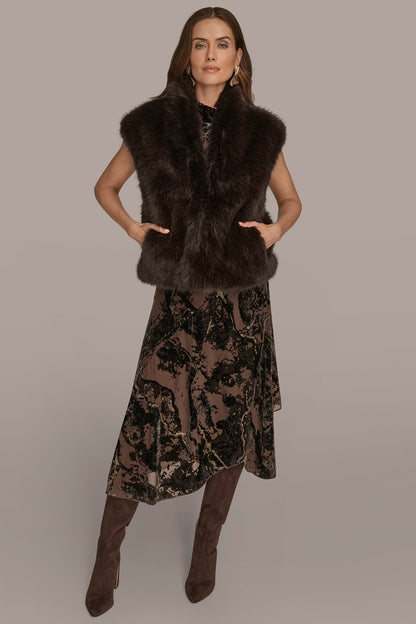 FAUX FUR VEST