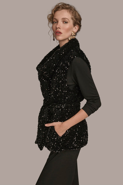 SEQUIN VEST