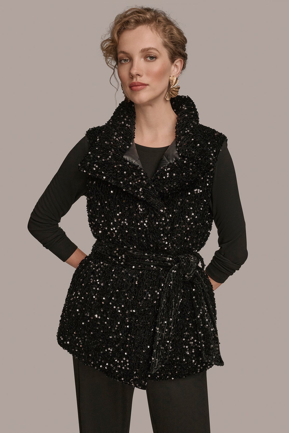 SEQUIN VEST
