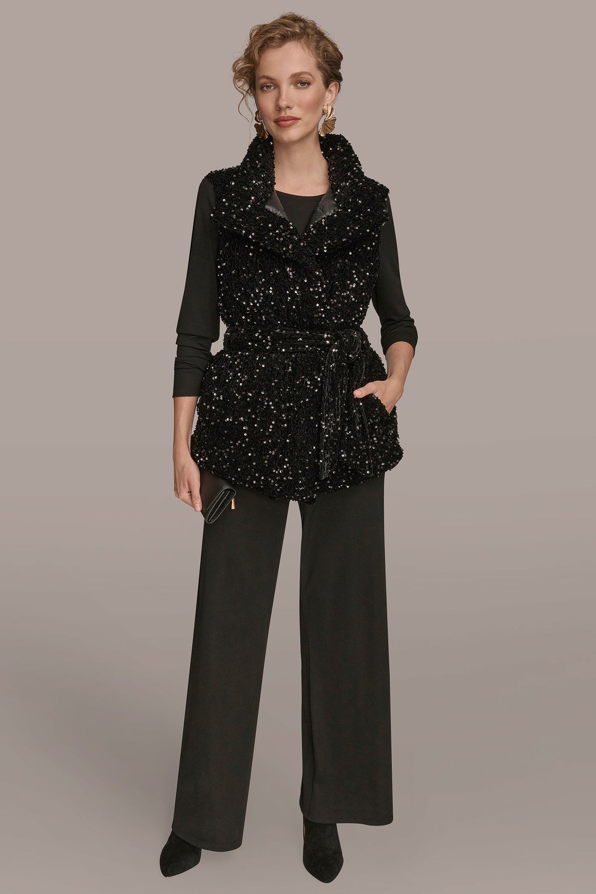 SEQUIN VEST