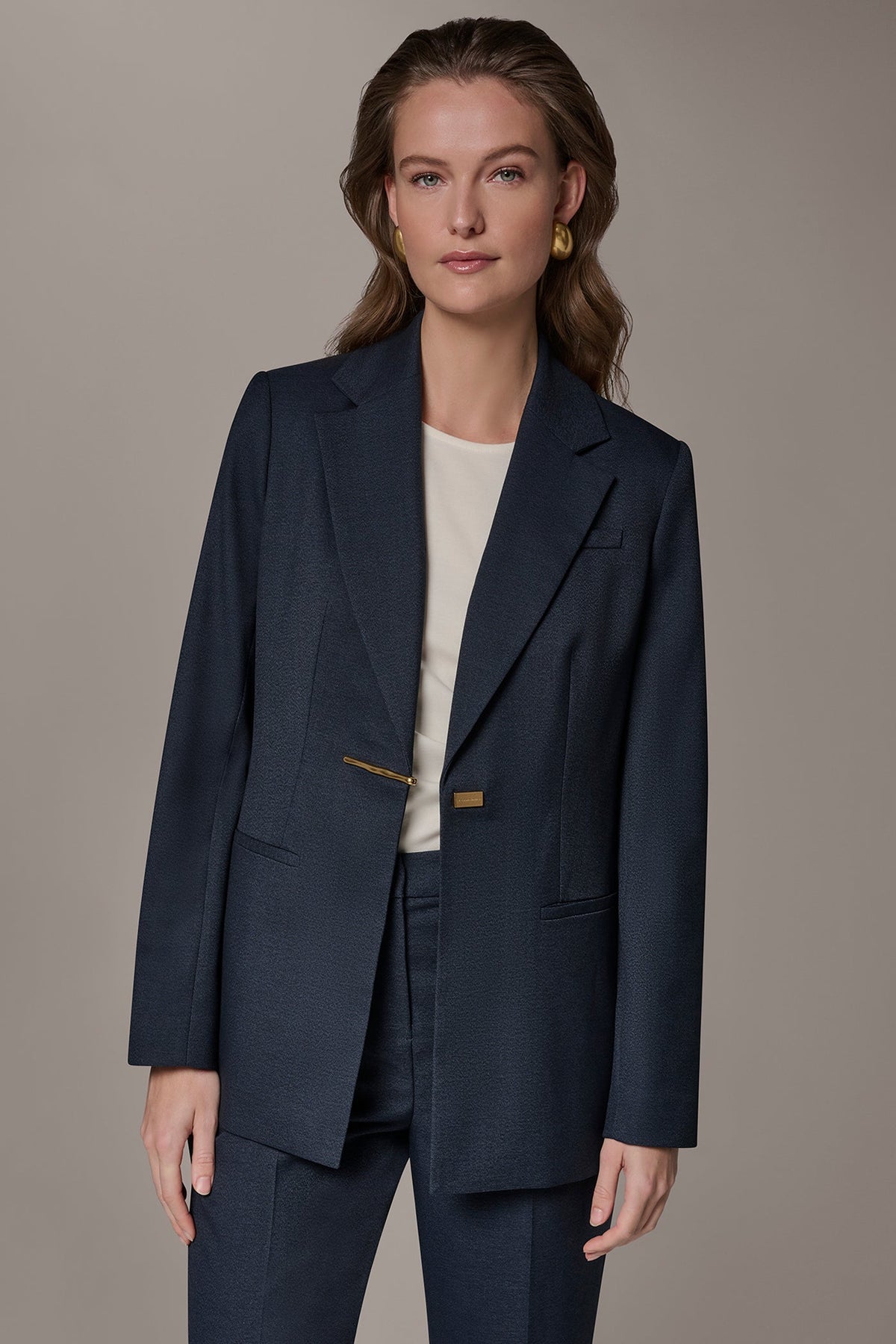 GOLD BAR LONGLINE BLAZER