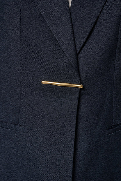 GOLD BAR LONGLINE BLAZER