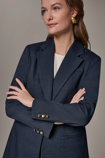 GOLD BAR LONGLINE BLAZER