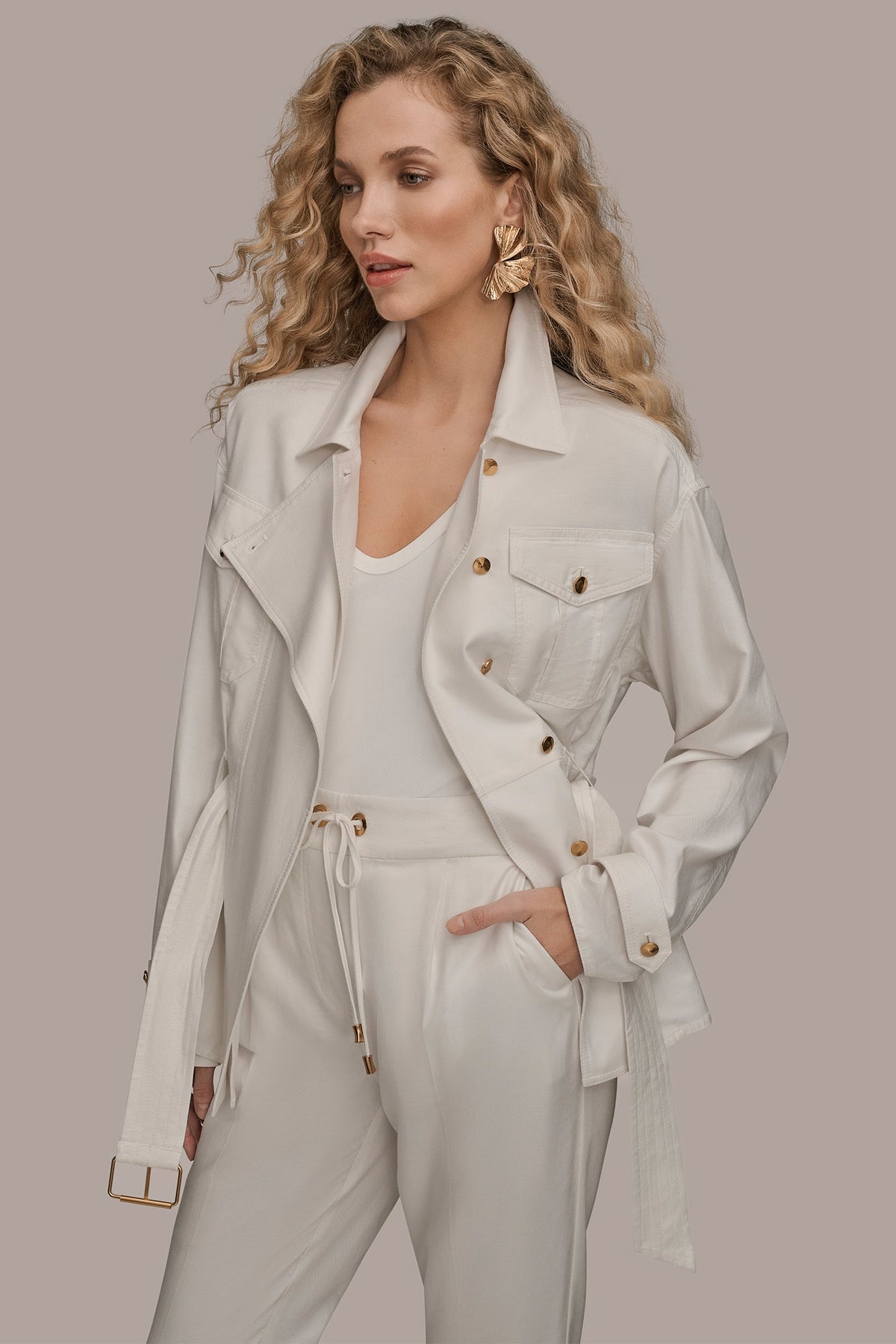 BELTED UTILITY JACKET