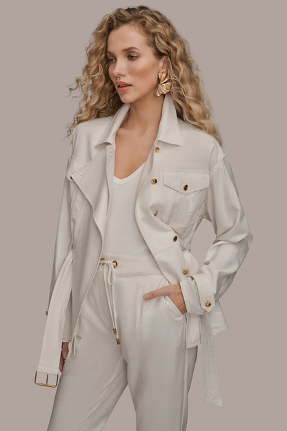 BELTED UTILITY JACKET