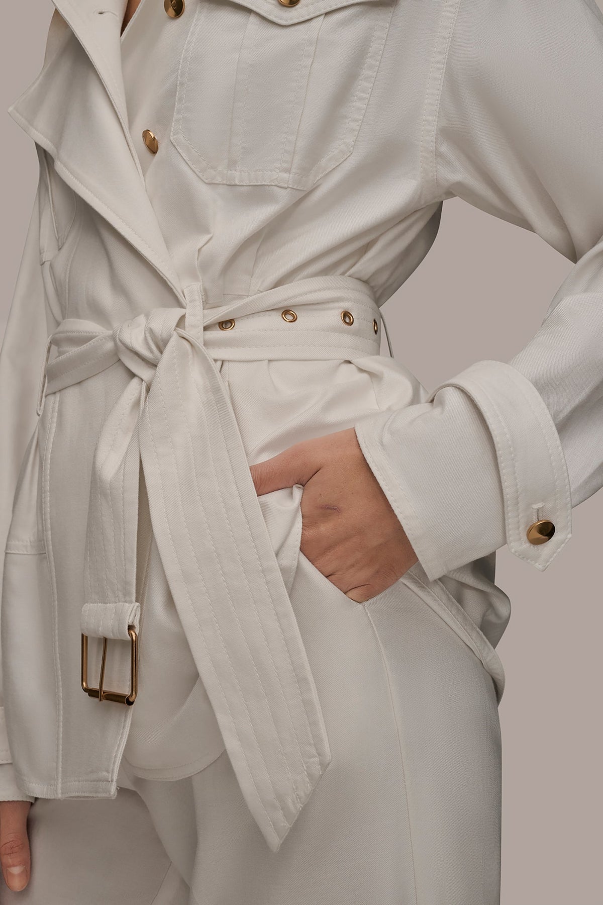 BELTED UTILITY JACKET