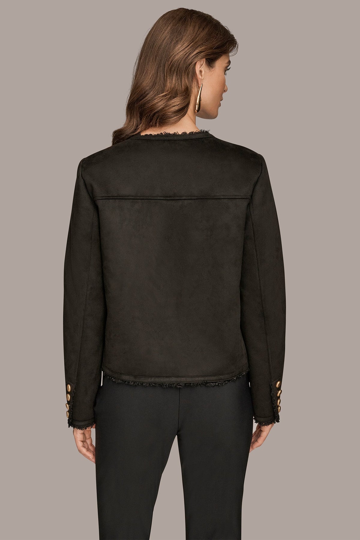 FAUX-SHEARLING BOXY COAT