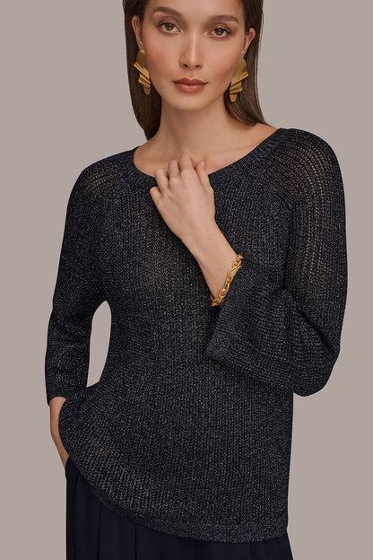 BOAT NECK DOLMAN SWEATER