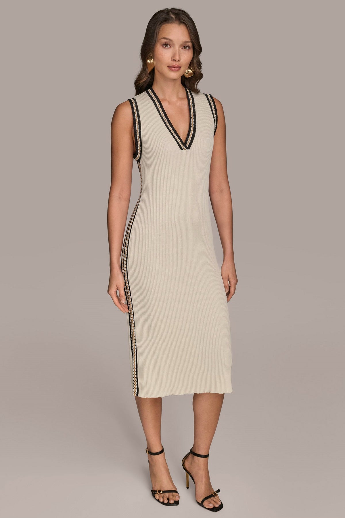 MIDI SHEATH DRESS WITH CARDIGAN